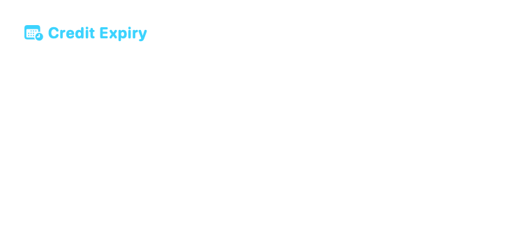 Credit Expiry, Medium native widget presentation