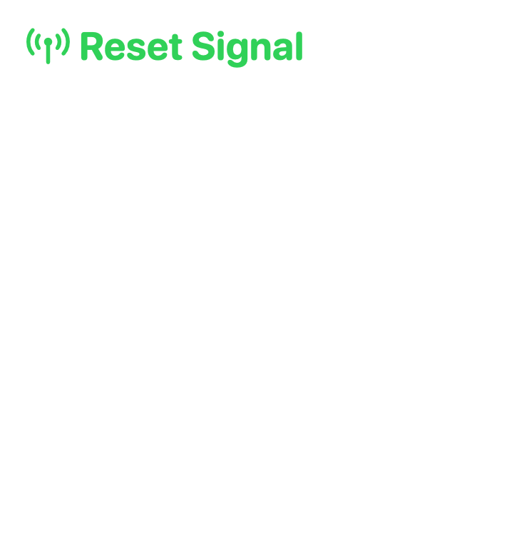 Reset Signal, Large native widget presentation
